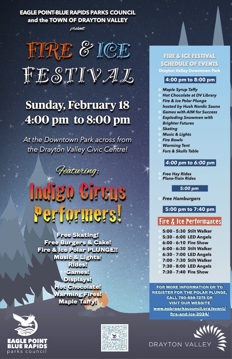 Fire & Ice Festival 2024! Eagle Point Blue Rapids Parks Council